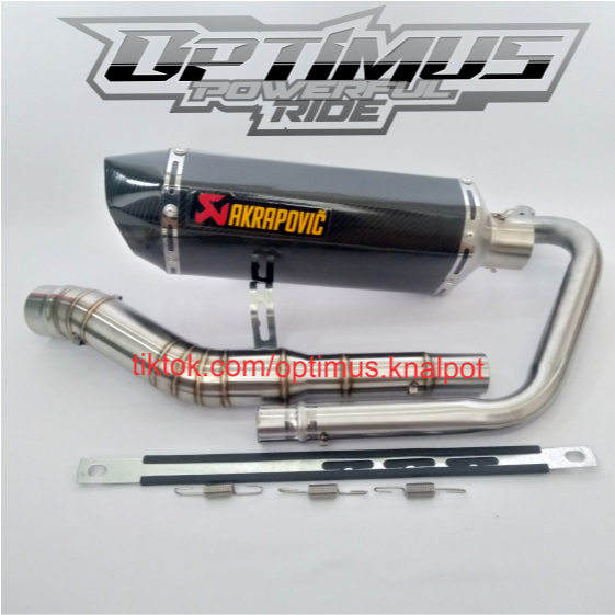 knalpot racing Akrapovic bass adem CBR Vixion R15 CB XSR155 XABRE