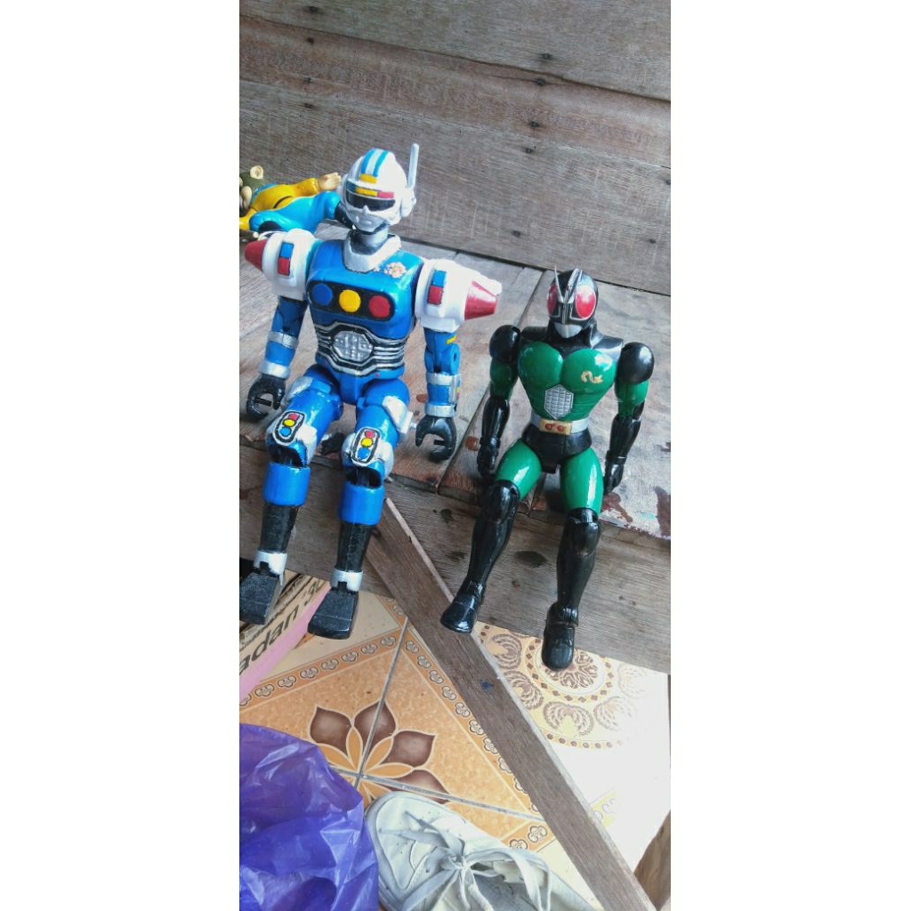Action figure vintage blue senturion & Rx Bandai 93 pesanan Om Yusuf