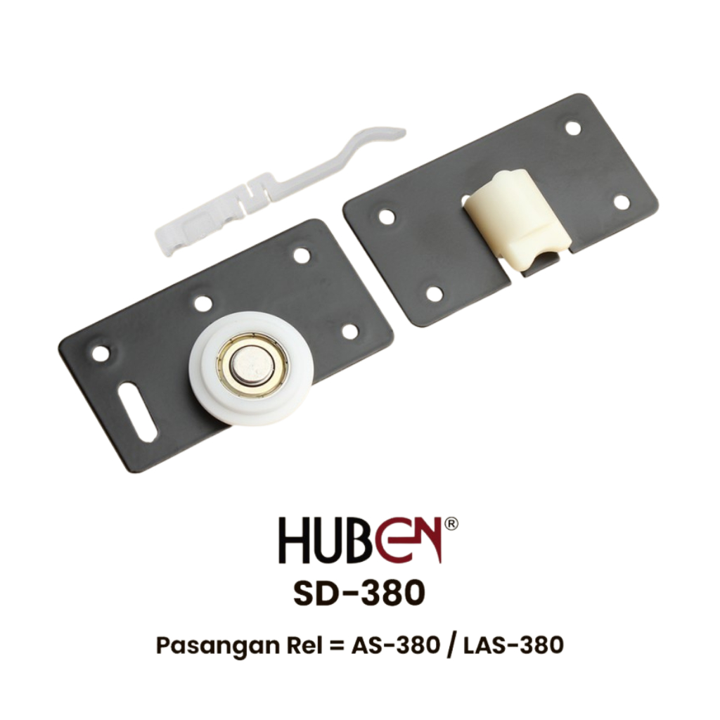 Roda SD 380 Huben Roda Pintu Geser Roda Lemari Sliding Geser