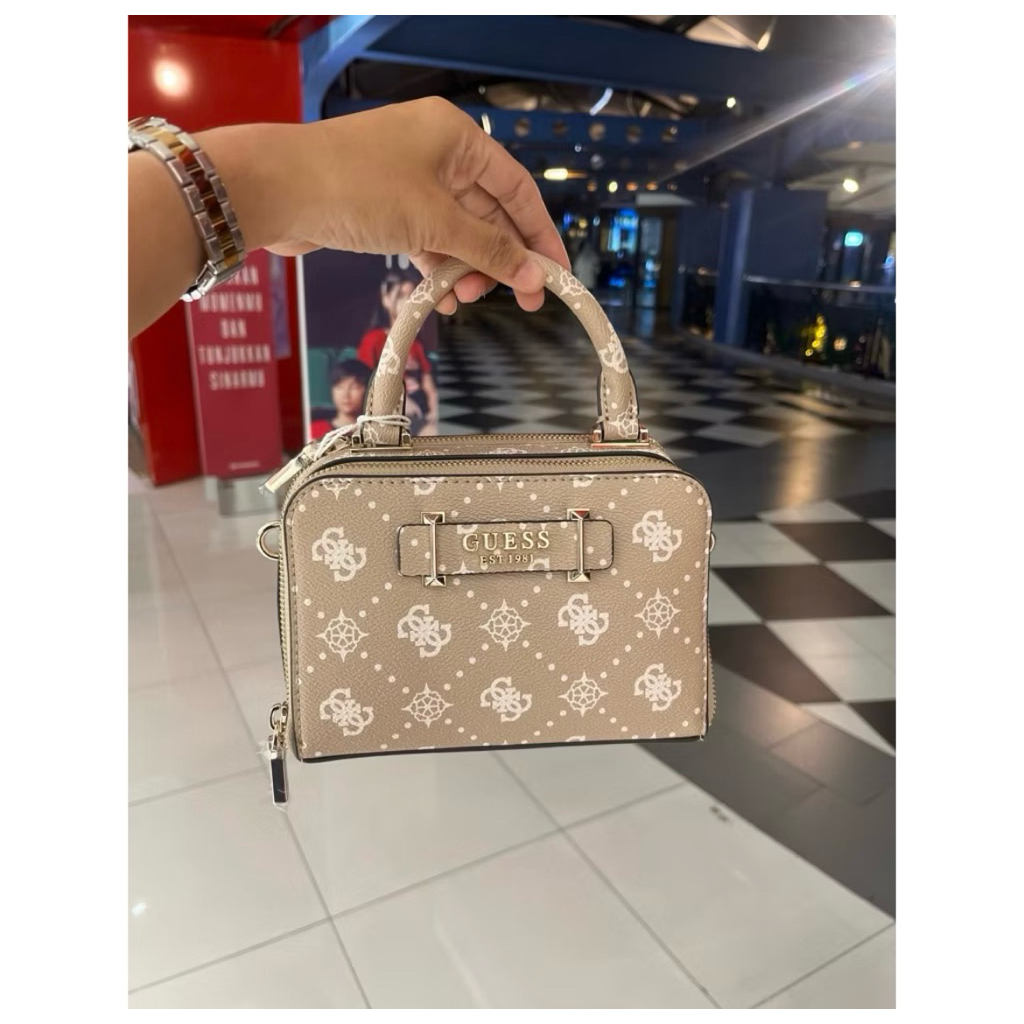 SILIA MINI SATCHEL - TAS GUESS ORIGINAL WANITA