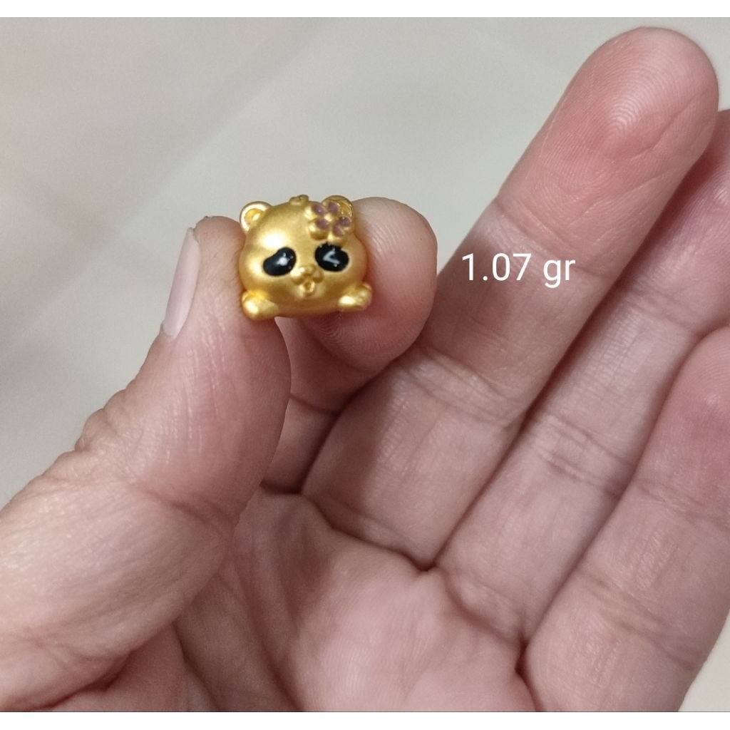 Gelang emas 24k panda gemoi