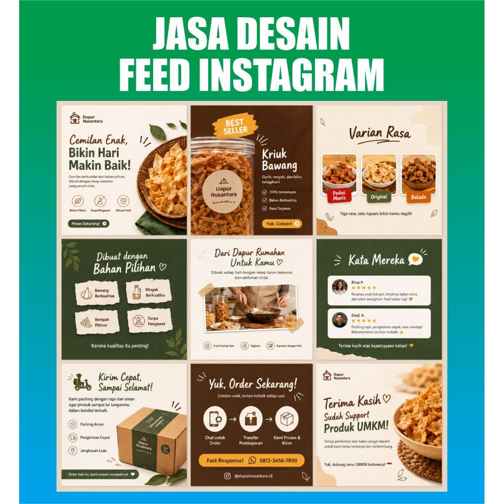 JASA DESAIN FEED INSTAGRAM