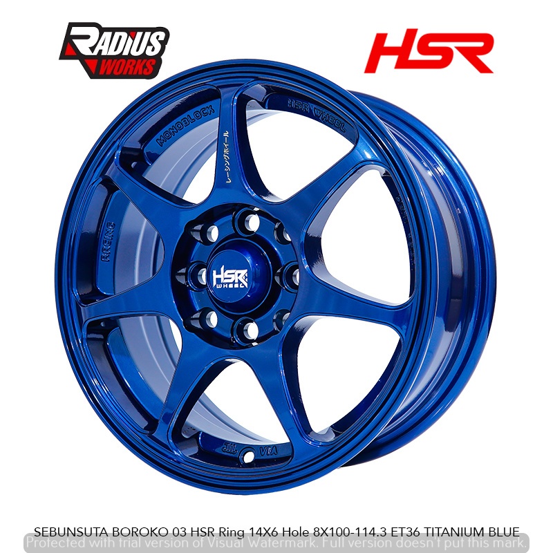 VELG RACING MOBIL RING 14, COCOK UNTUK WULING AIR EV, BRIO, AVANZA, XENIA