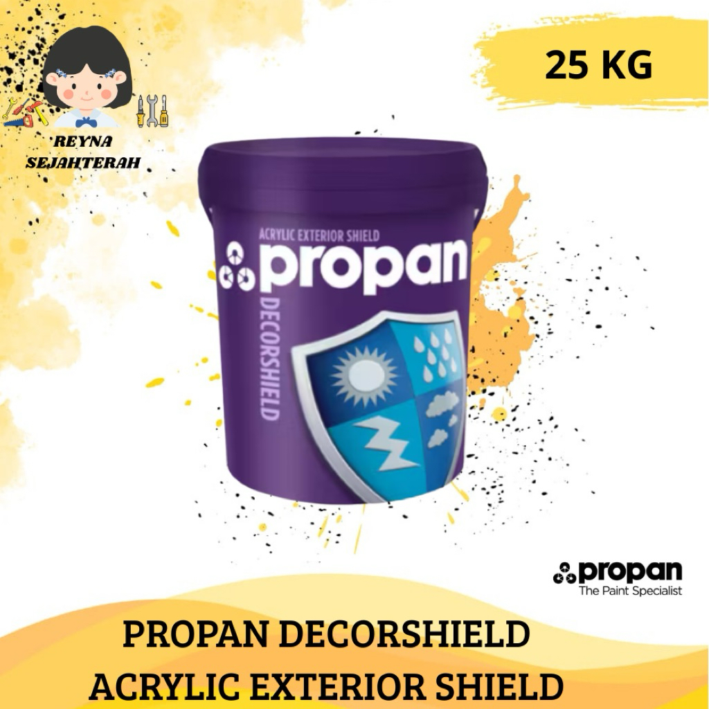 CAT TEMBOK EXTERIOR PROPAN DECORSHIELD TAHAN CUACA 25KG