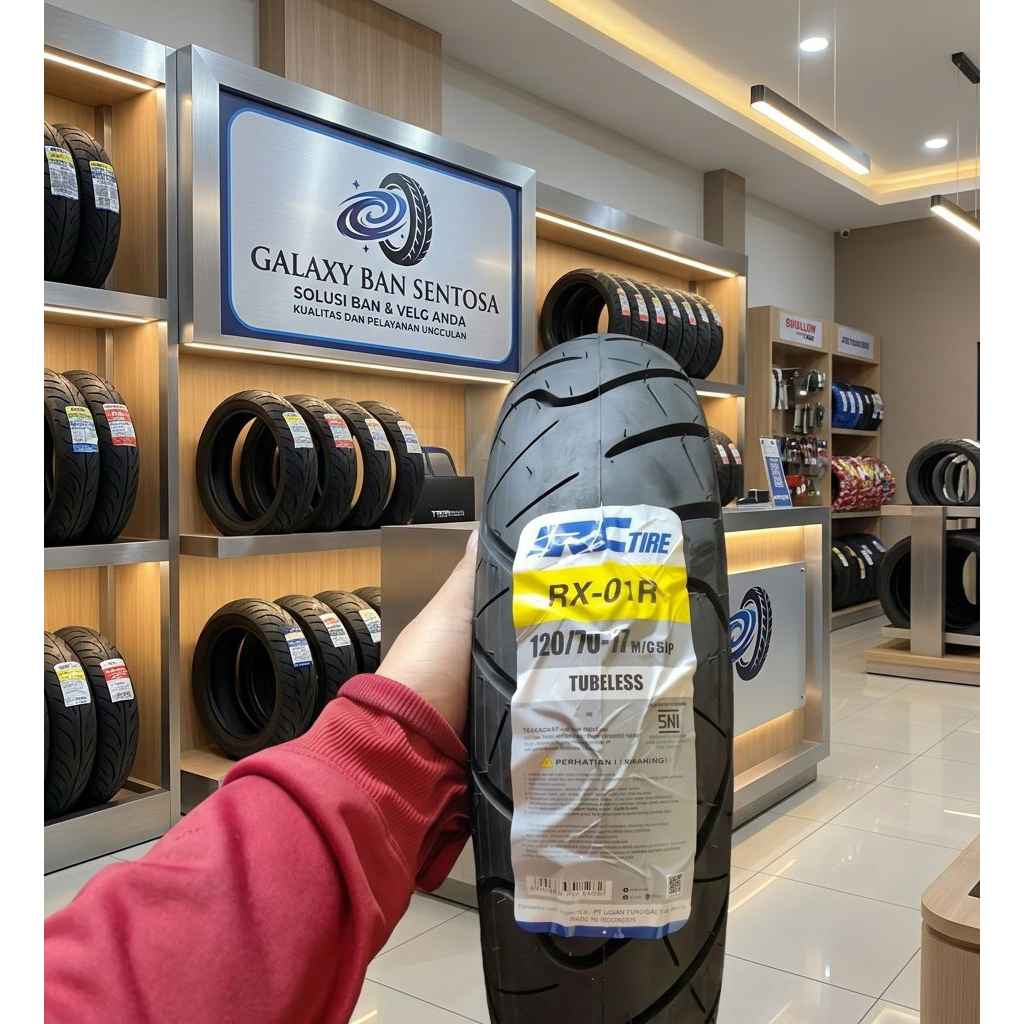 Ban Motor IRC 120/70-17 RX01 Tubeless
