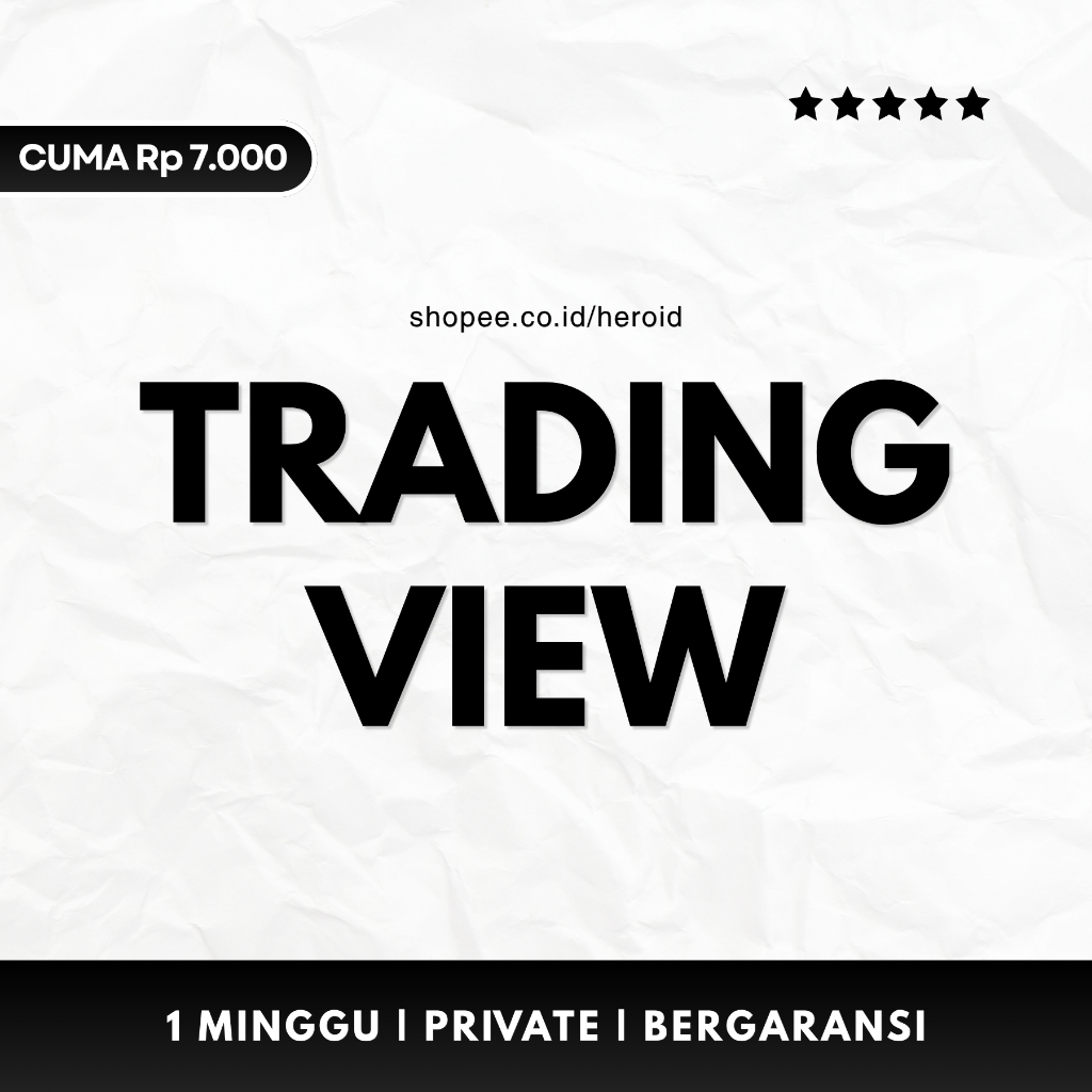 [PROMO] TRADINGVIEW PREMIUM 1 BULAN BERGARANSI