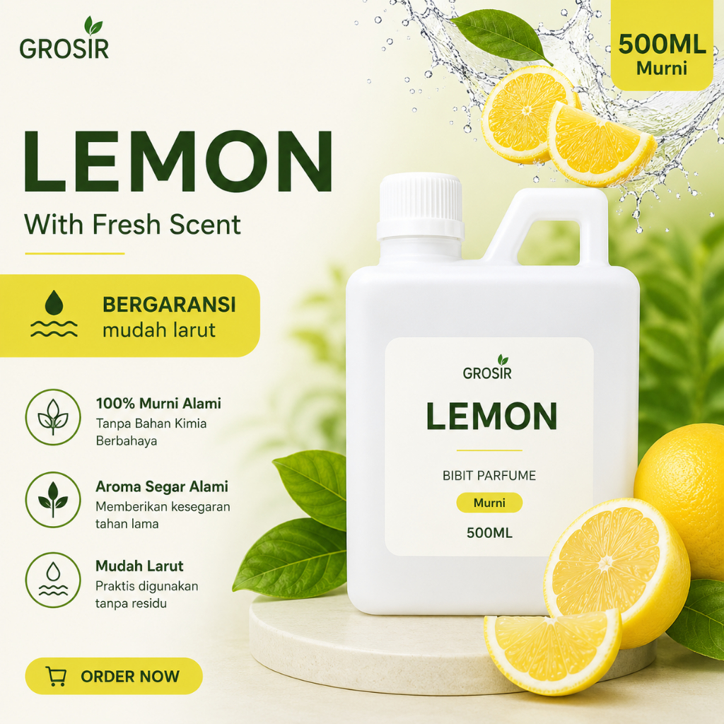 BIBIT PARFUM LEMON 500ML / BIANG PARFUM LEMON 500 ML