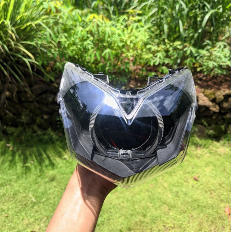 Reflektor Custom Supra x 125 (Batman) Single Biled 2,5