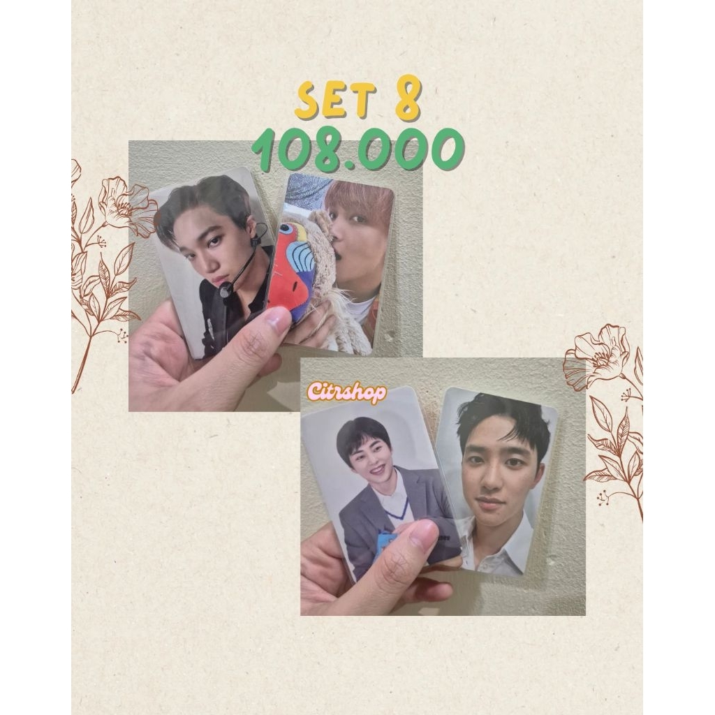 CLEARING SALE PHOTOCARD OFFICIAL NCT EXO KAI JOPPING SUPER M HAECHAN BONEKA DOYOUNG JUMATAN KYUNGDOO