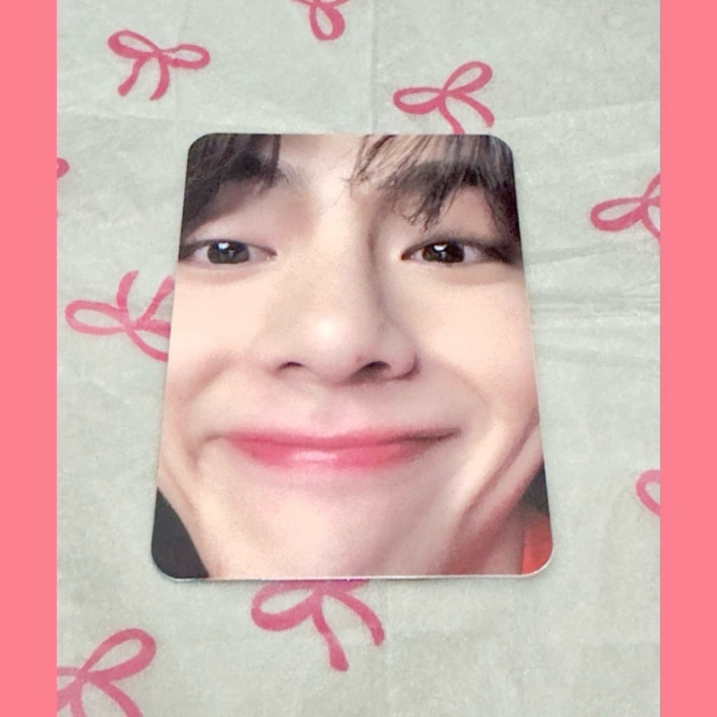 photocard taehyung zoom official
