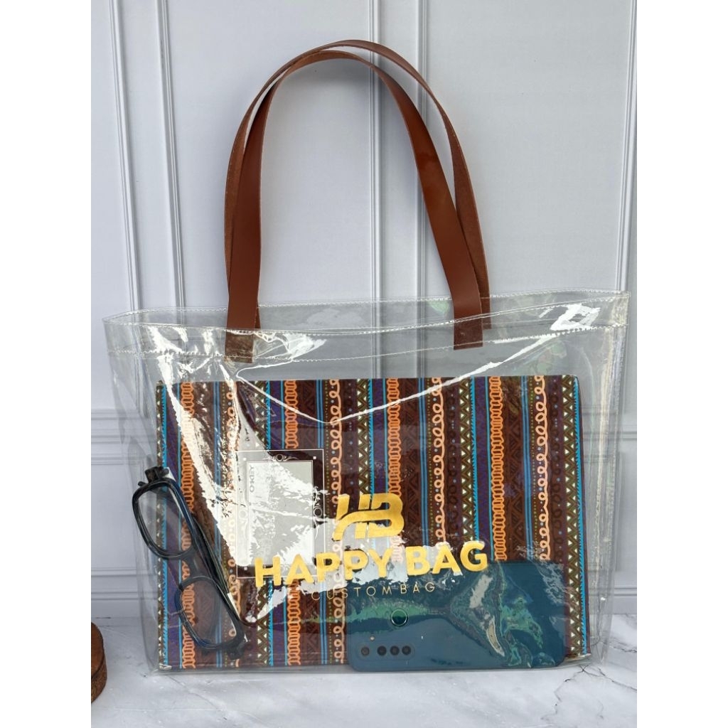 Tas Mika Bening Transparan Tebal, Souvenir Ulang Tahun, Hampers Aqiqah, Tas Snack Ultah Kue Lebaran