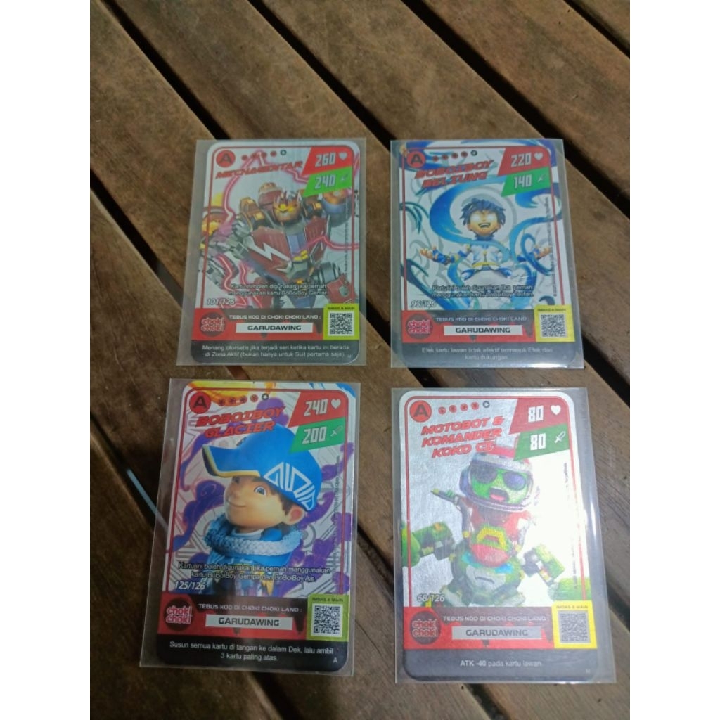 Kartu Boboiboy Choki - Choki X Monsta Preloved