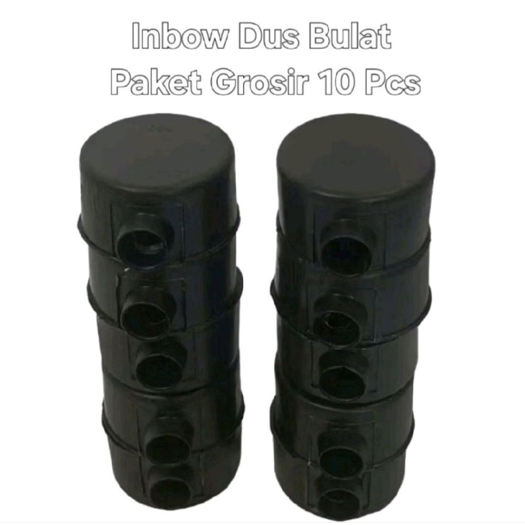 Inbow Dus Bulat Paket 10 Pcs, Inbow Dus Saklar Bulat Bahan Berkualitas