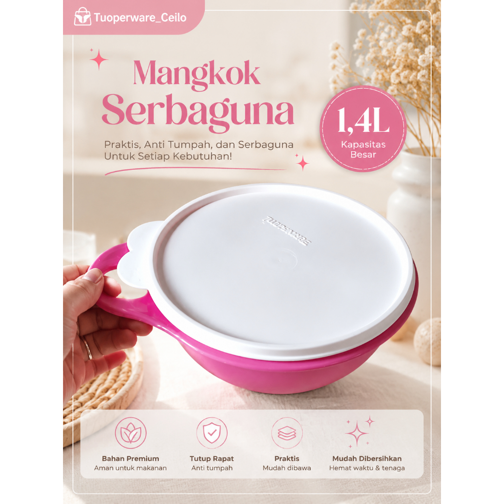 Tupperware Mixing Bowl (Mangkok Kuping)