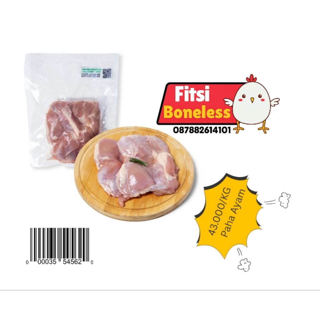 Boneless ayam Paha 1kg