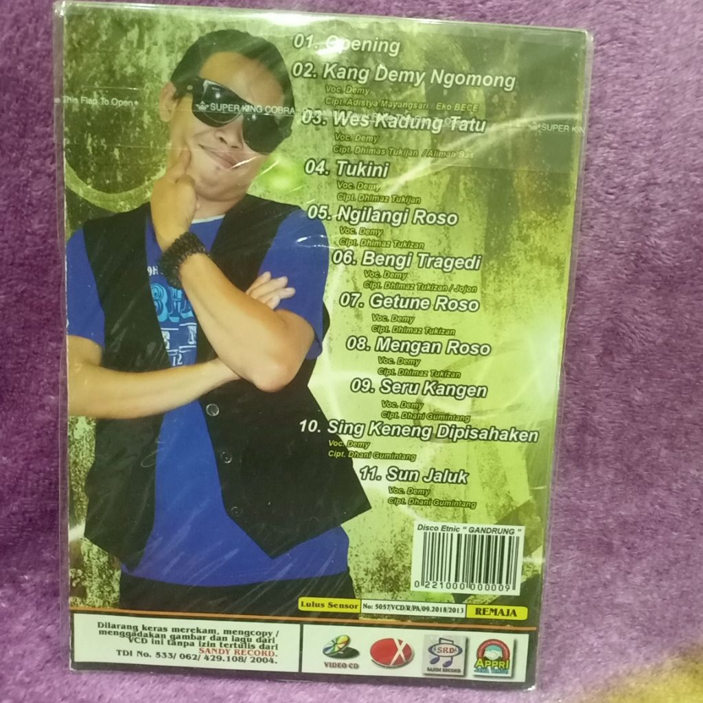 VCD BEST DEMY WES KADUNG TATU
