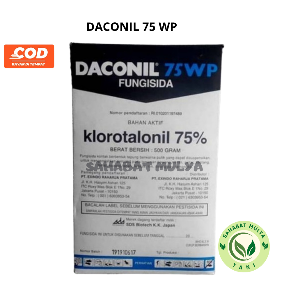 FUNGISIDA DACONIL 75% 500 GR KLOROTALONIL