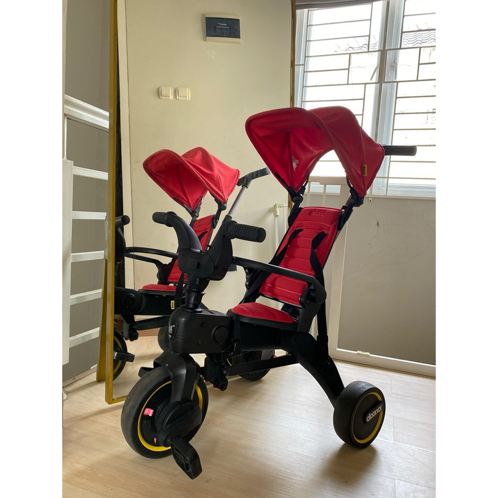 PRELOVED DOONA LIKI TRIKE RED| Sepeda Dorong Anak Lipat Premium