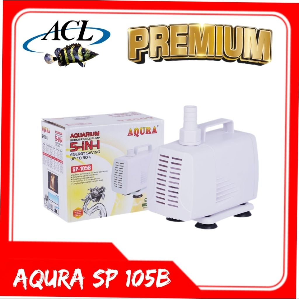 pompa celup kolam aqura sp-105B mesin celup kolam 105B