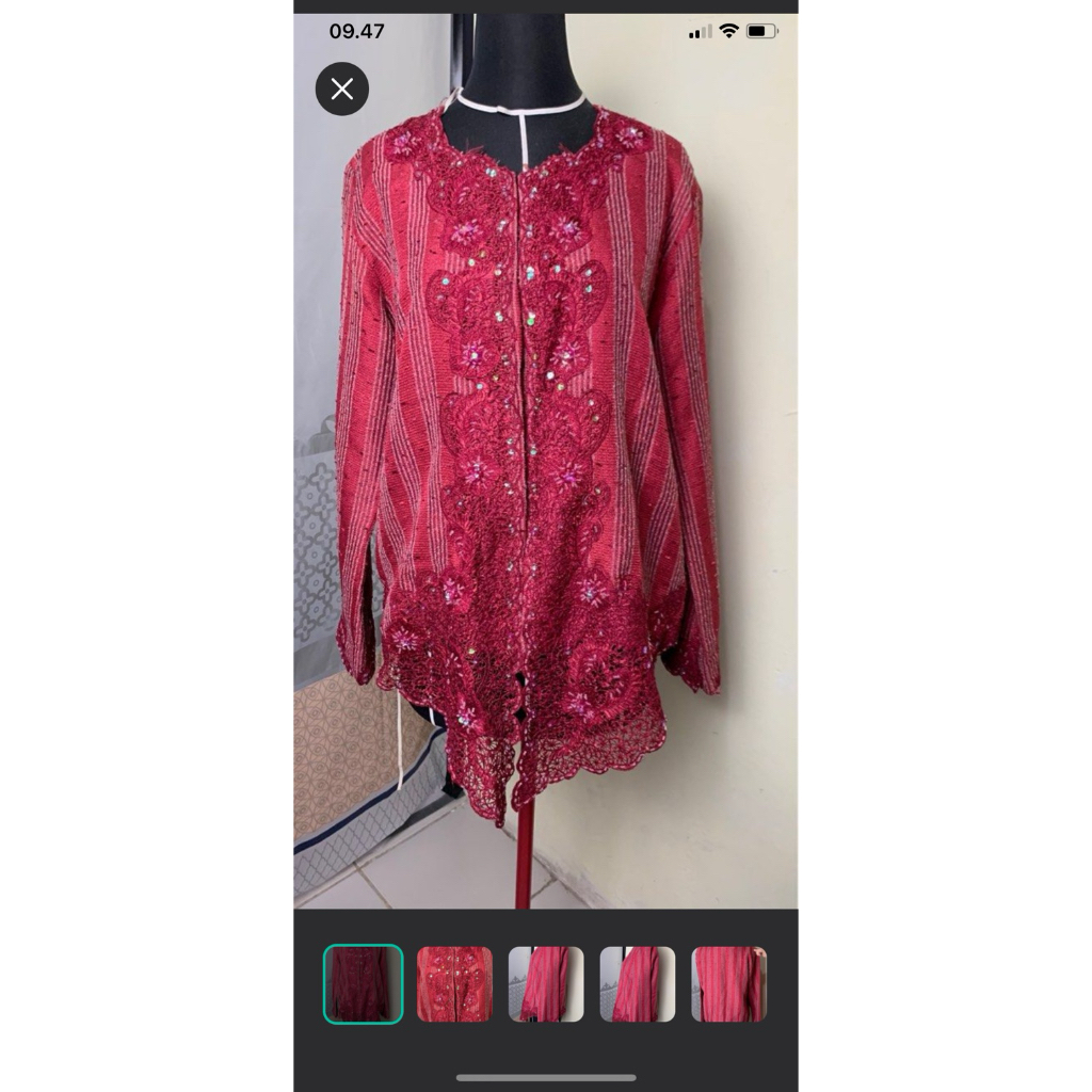 preloved kebaya payet