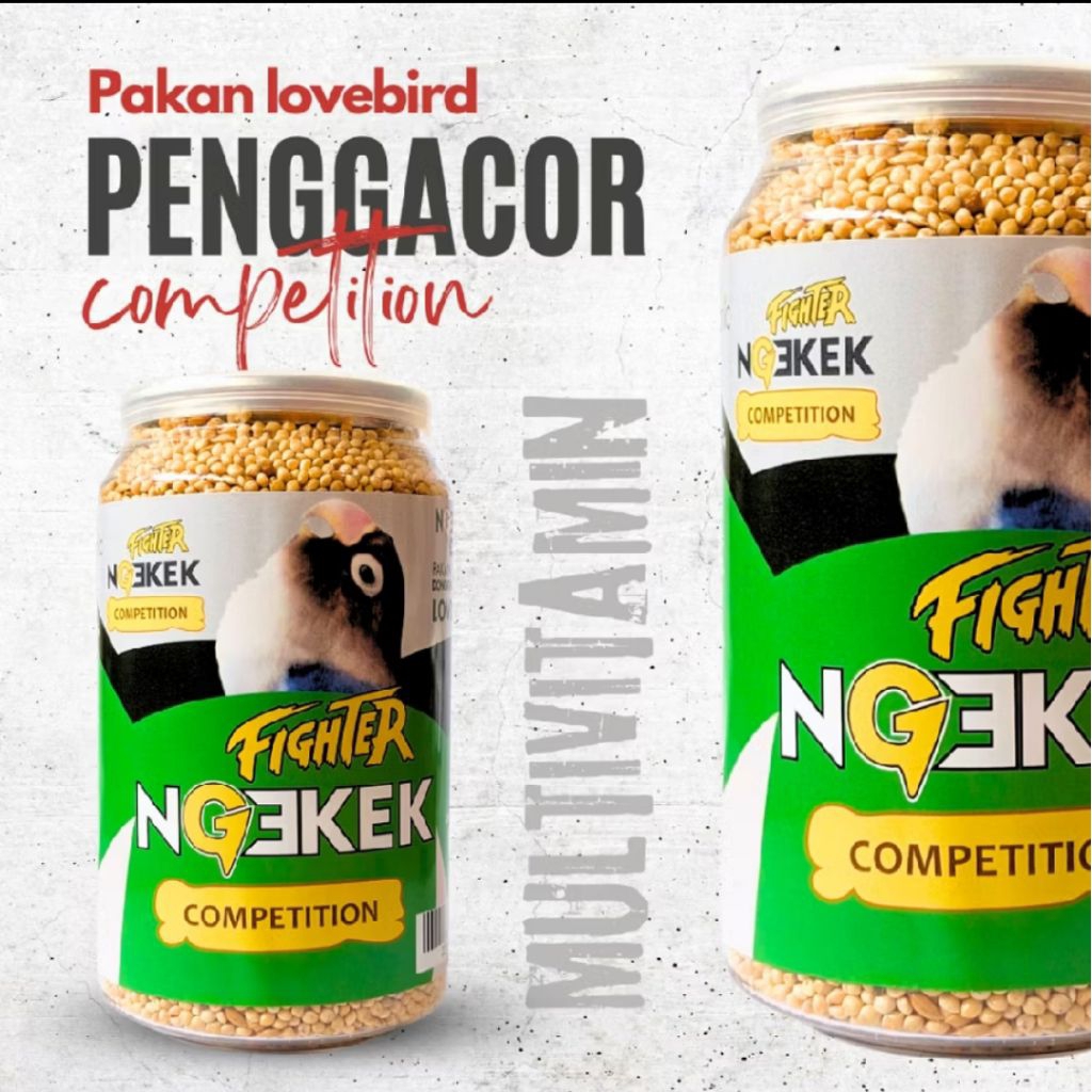 NGEKEK FIGHTER PAKAN BURUNG LOVEBIRD KONSLET LOMBA FULL NGEKEK JARWO