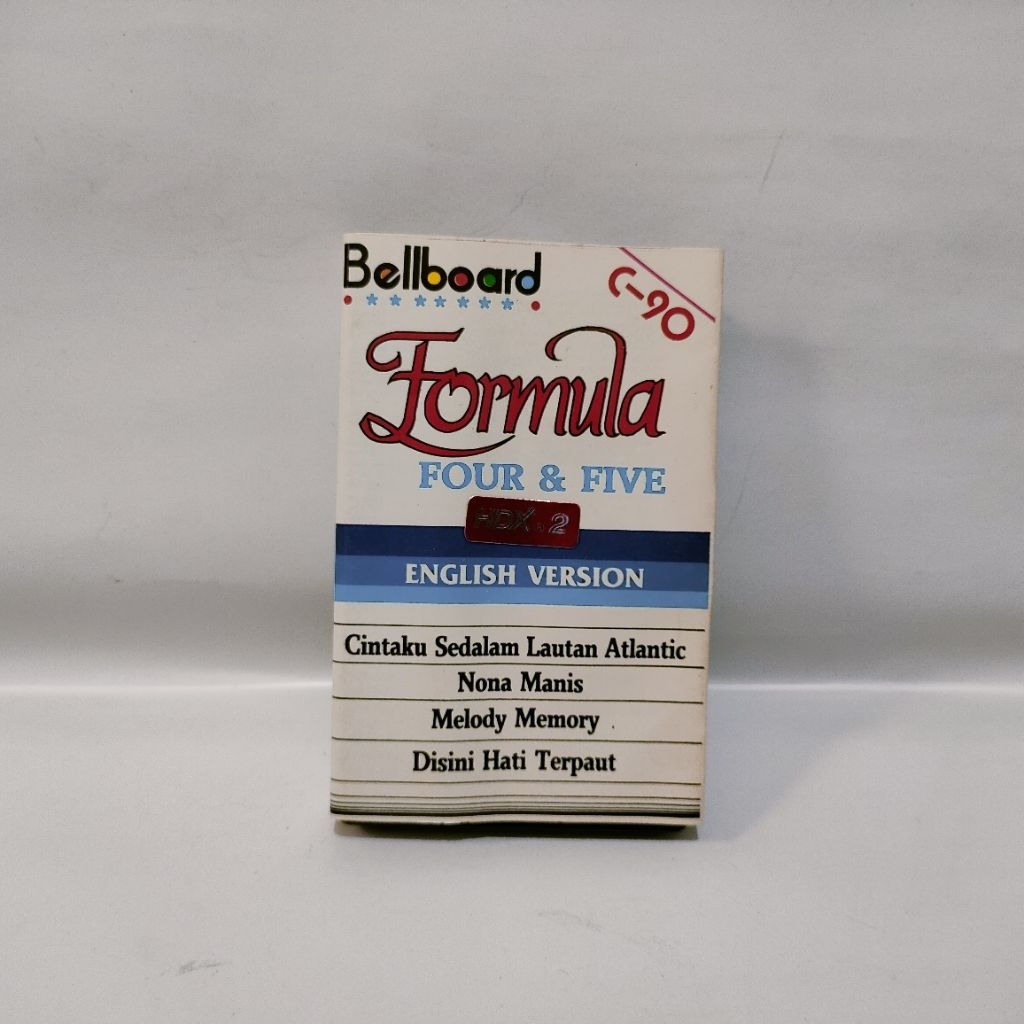 Kaset Pita Formula Four & Five (English Version) - Cintaku Sedalam Lautan Atlantic