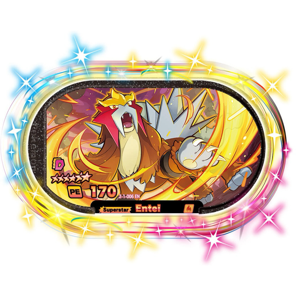 Pokemon Mezastar  Entai Suicune Raikou