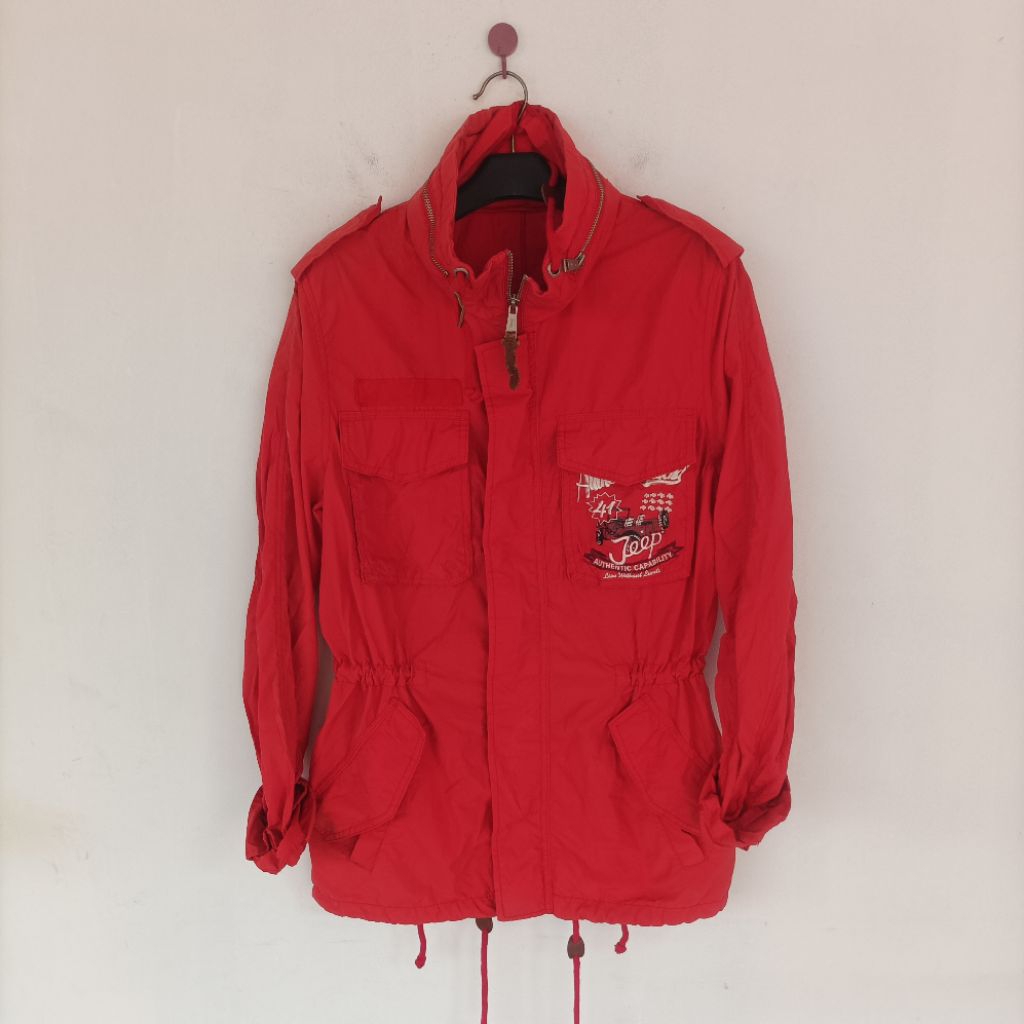 JEEP ORIGINAL JAKET PARKA SECOND WANITA CASUAL SIZE L J081