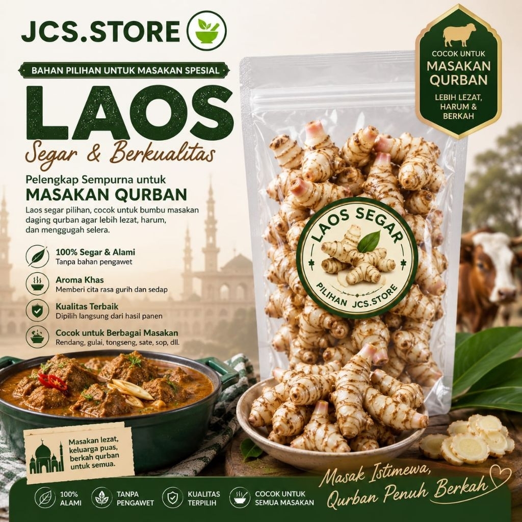 Laos / Lengkuas / Laja 1kg Segar