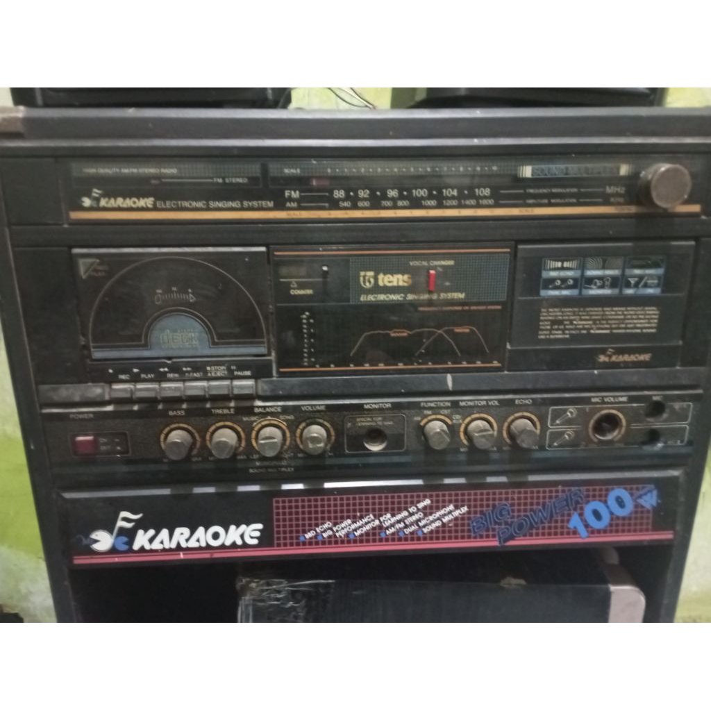 mesin power amplifier big compo TENS