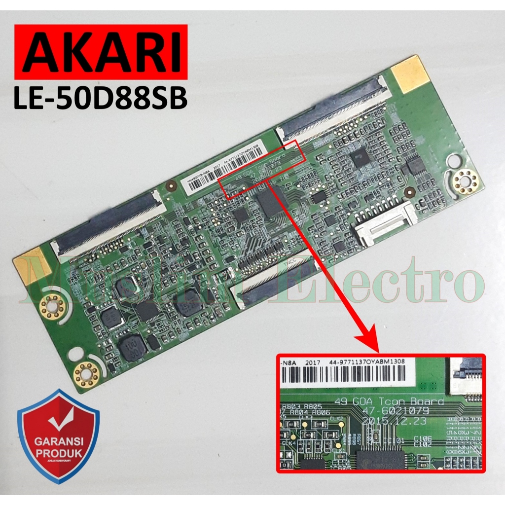 TCON TV LED Akari LE-50D88SB  50D88SB HV490FHB-NBA