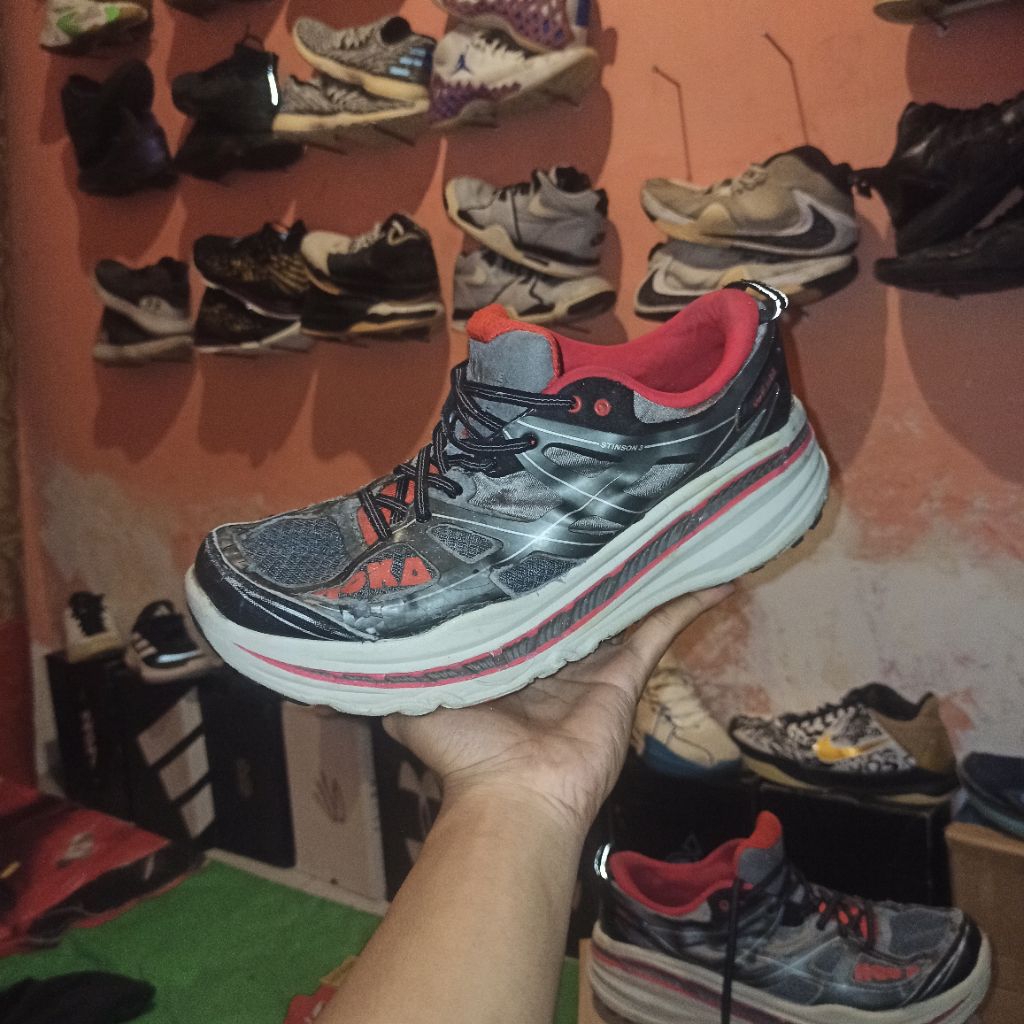 sepatu trail atau running second hoka sz 46