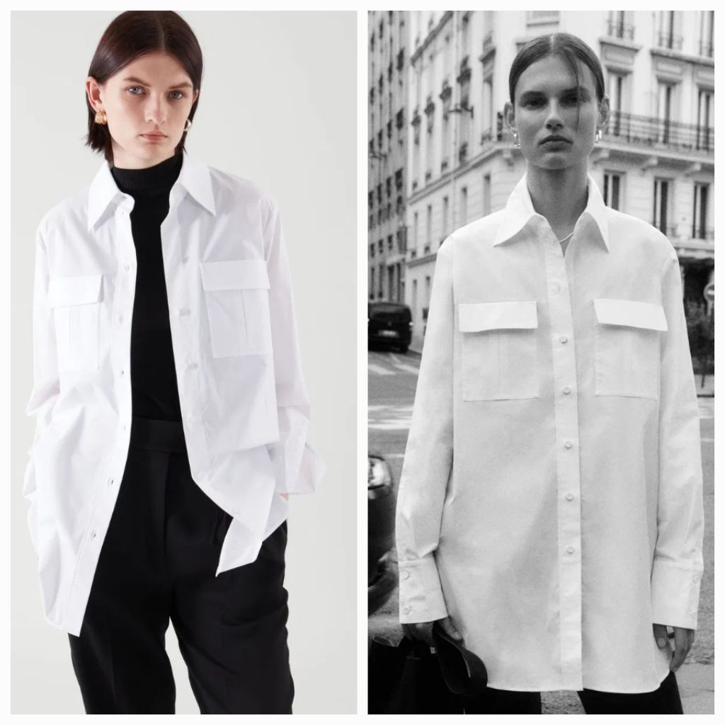 COS utility shirt kemeja