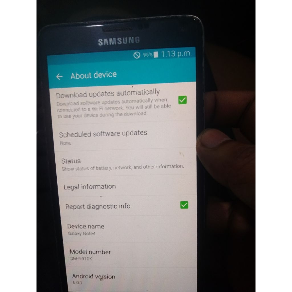 Mesin Samsung Note 4 N910K