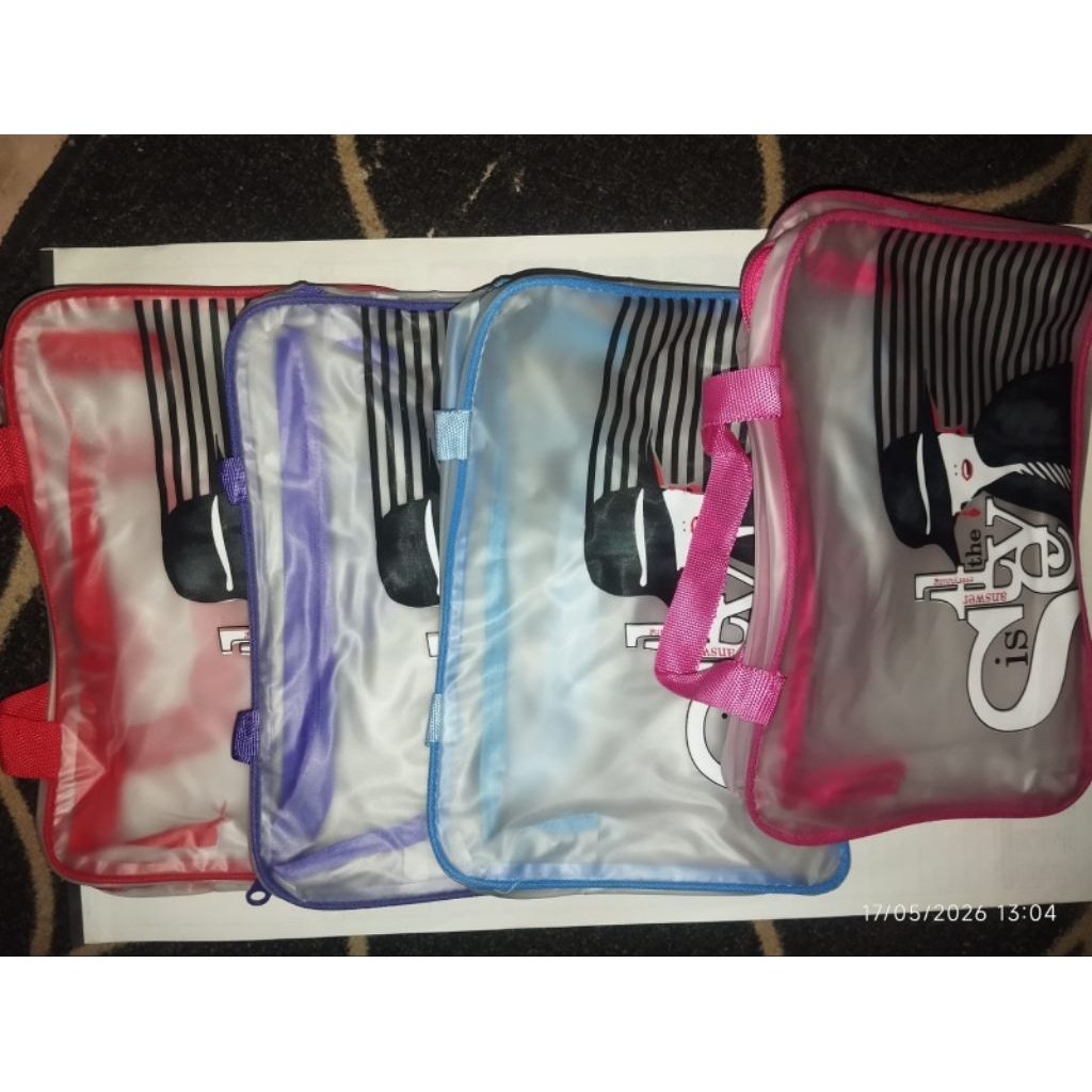 Tas Make Up, Renang bahan PVC Besar Tali Samping