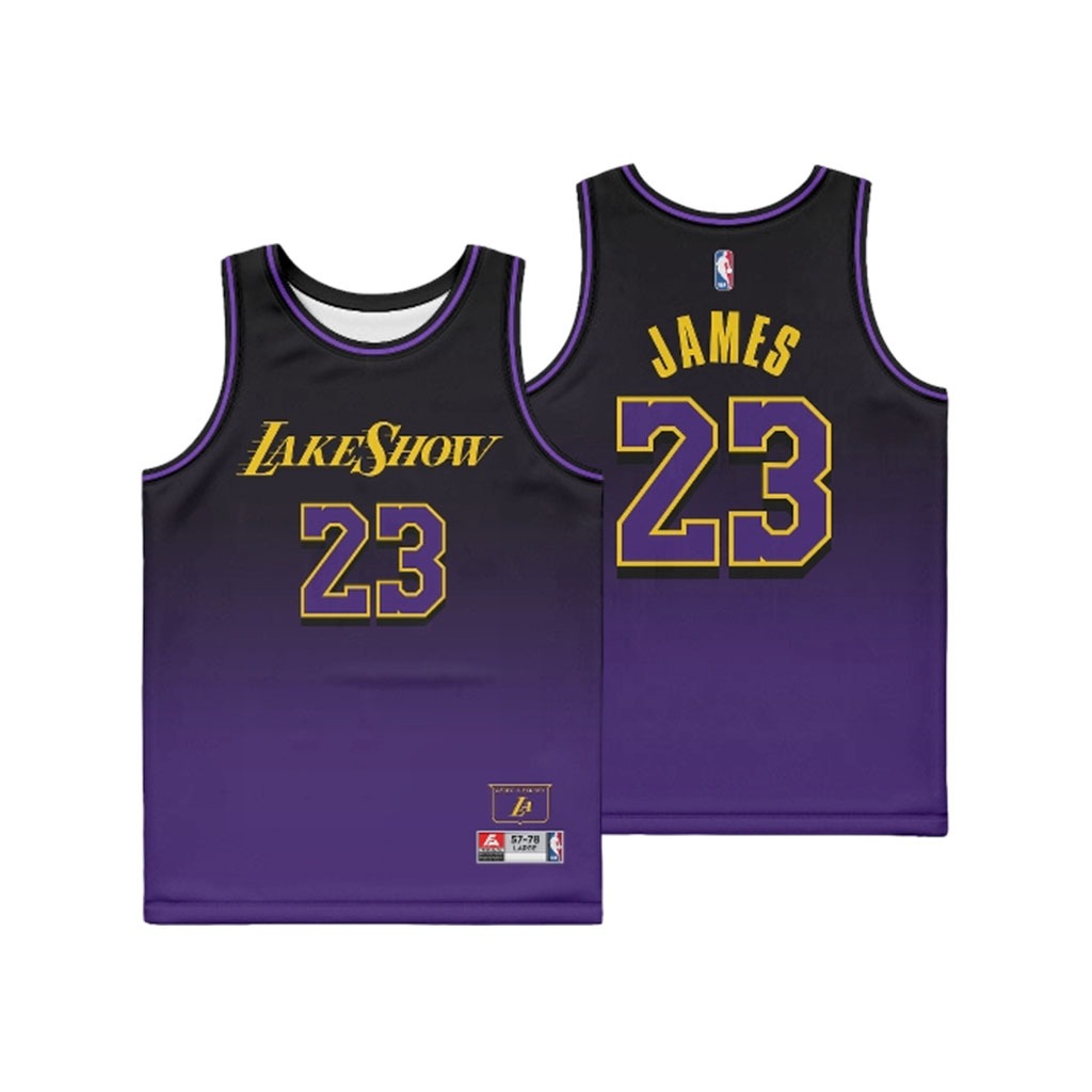 JERSEY BASKET LEBRON JAMES #23 LAKESHOW