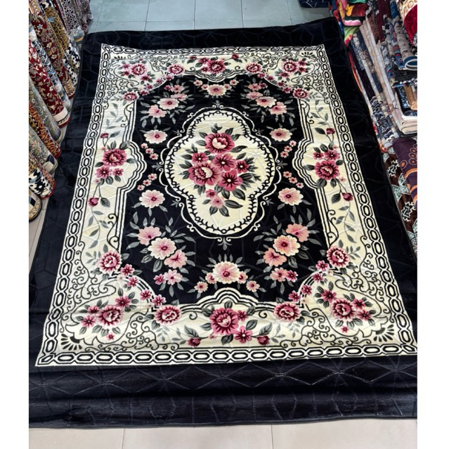 Karpet Busa Malaysia Motif Turki Ukuran 200x300cm Ketebalan 18mm