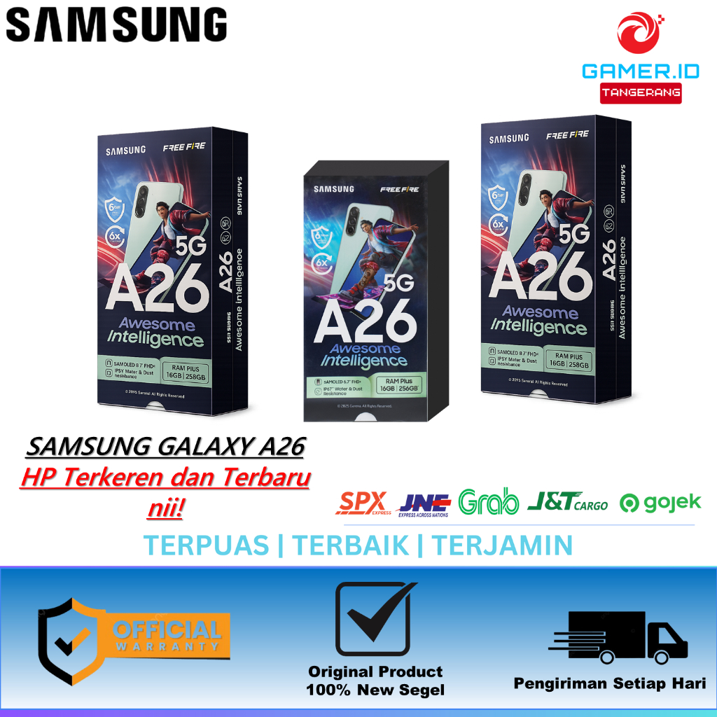 HP SAMSUNG GALAXY A26 5G GARANSI RESMI 8GB 256GB