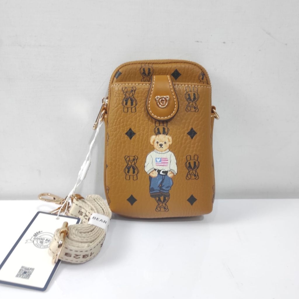 Tas ttwn GUOO bear original BANGKOK GO2011 Tas sling phone bag hp terlaris wanita - ttwnbear