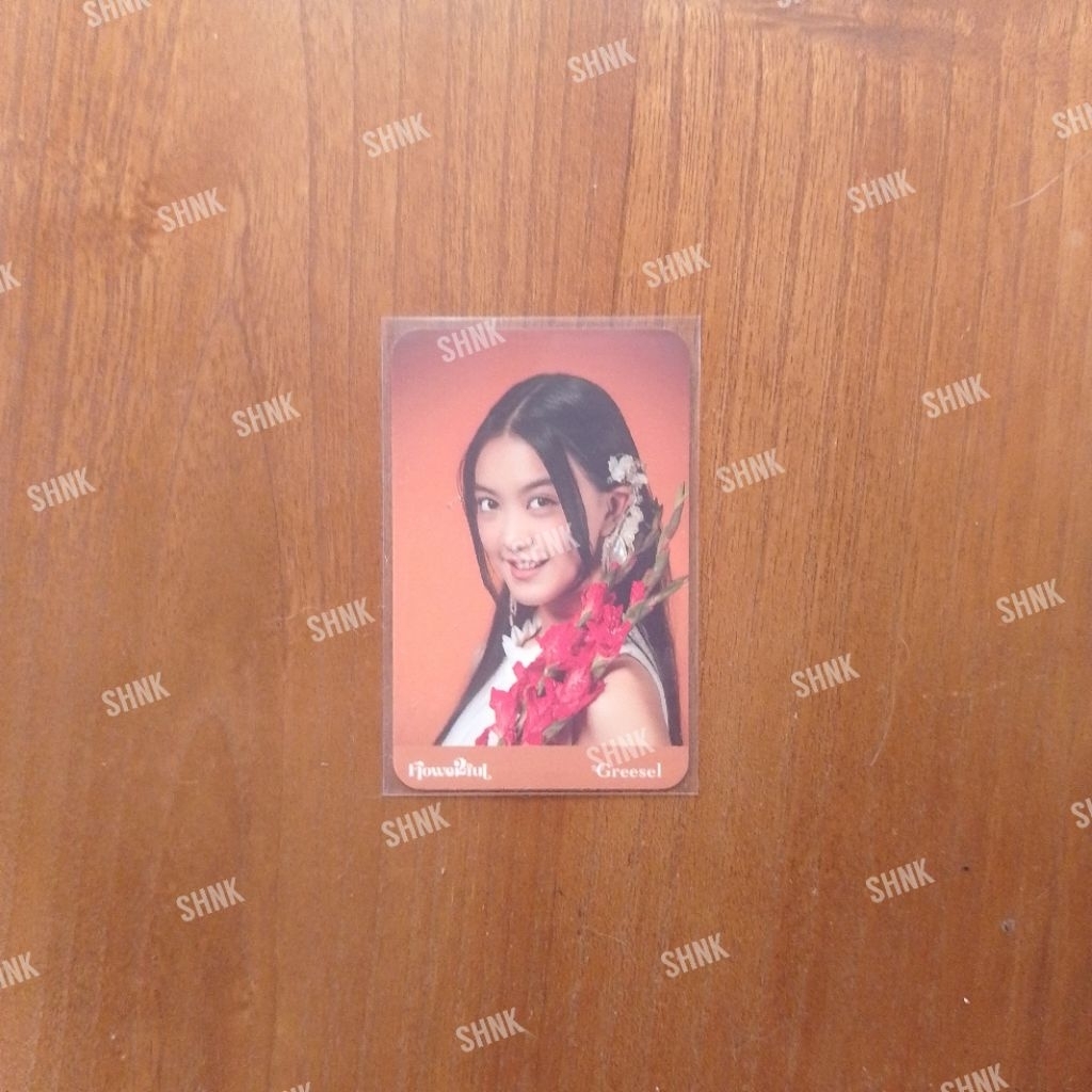 Photocard Greesel JKT48 - Flowerfull