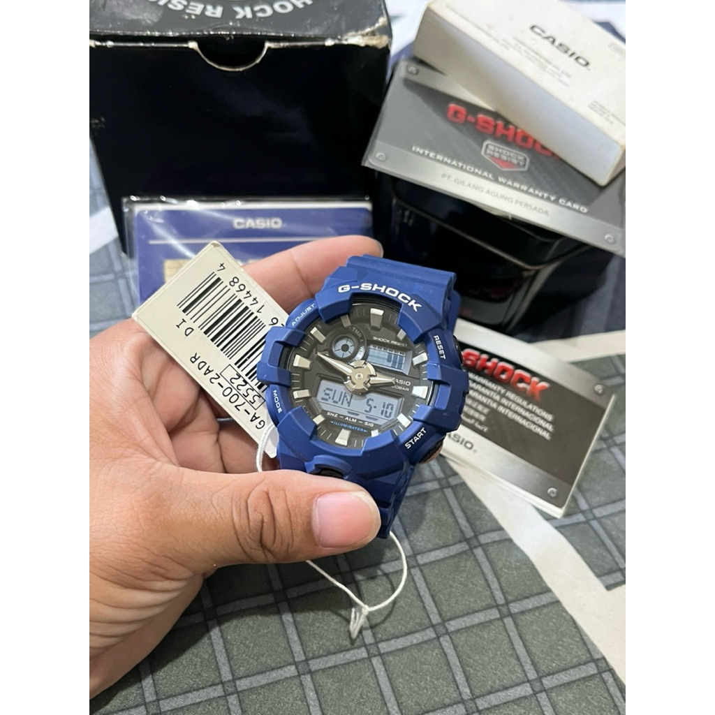 Jam Tangan Pria Casio G-Shock G700 WR20BAR Original 100%