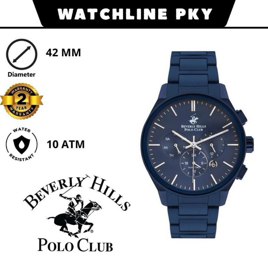 JAM TANGAN PRIA BEVERLY HILLS POLO CLUB
