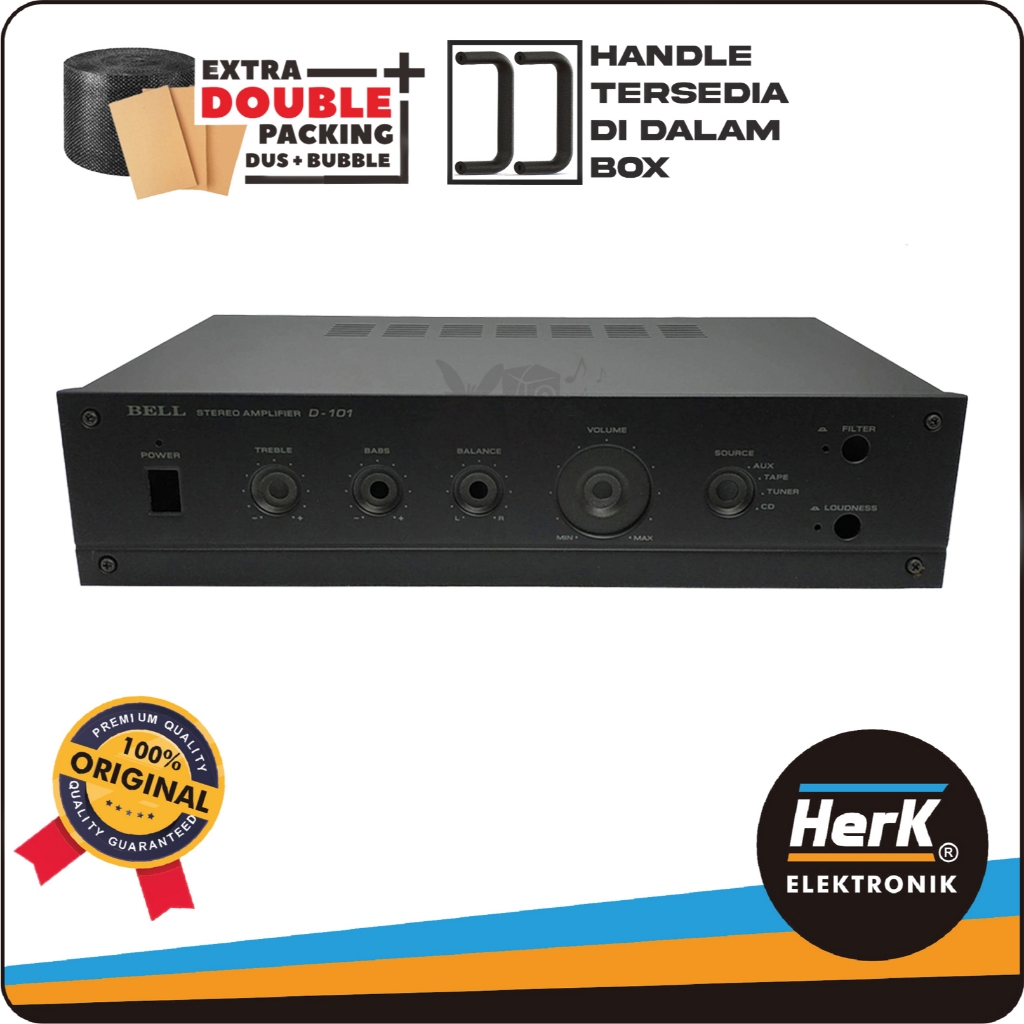 BOX POWER AMPLIFIER BELL D101 - BOX AUDIO D 101