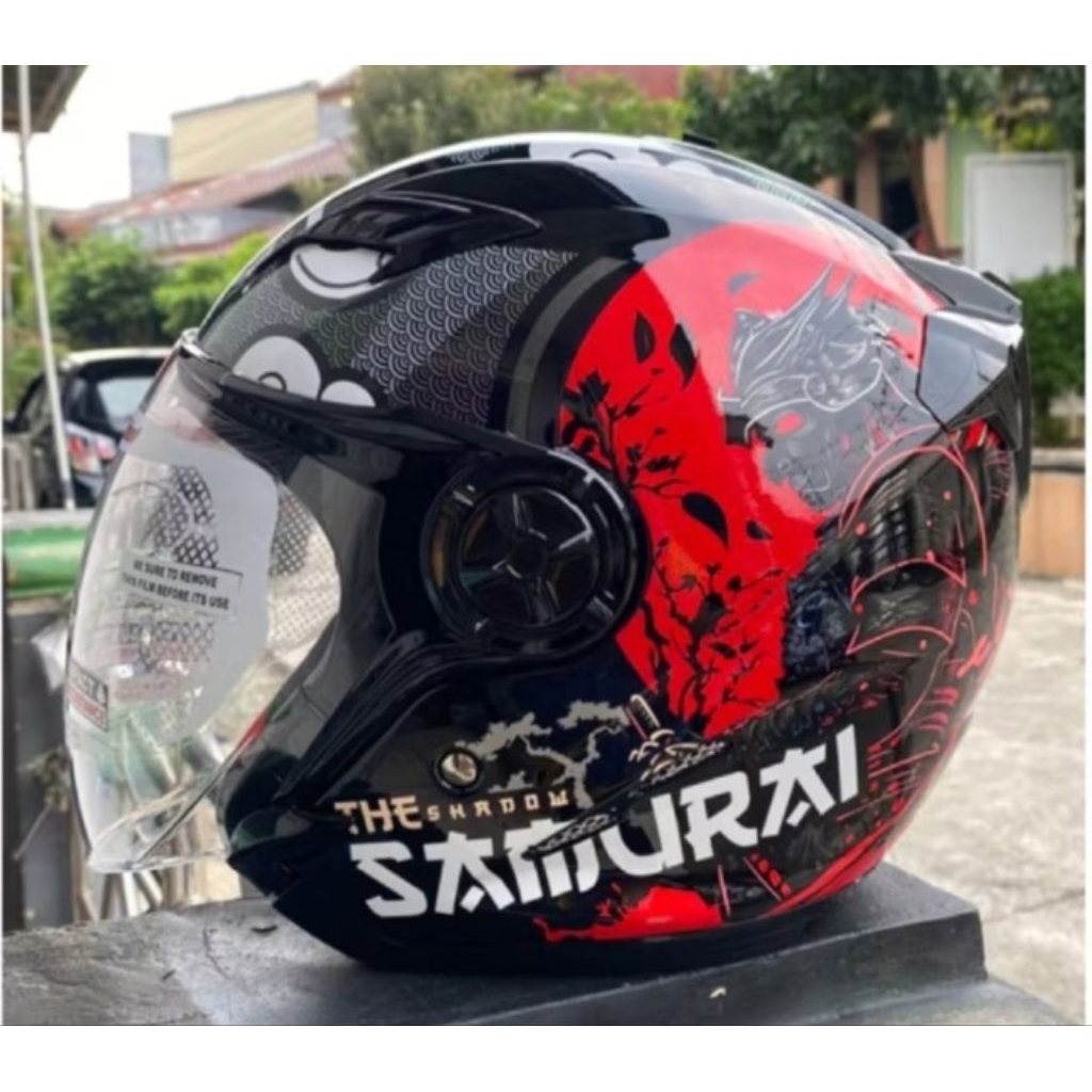 HELM NHK GLADIATOR DOUBLE VISOR ASASIN