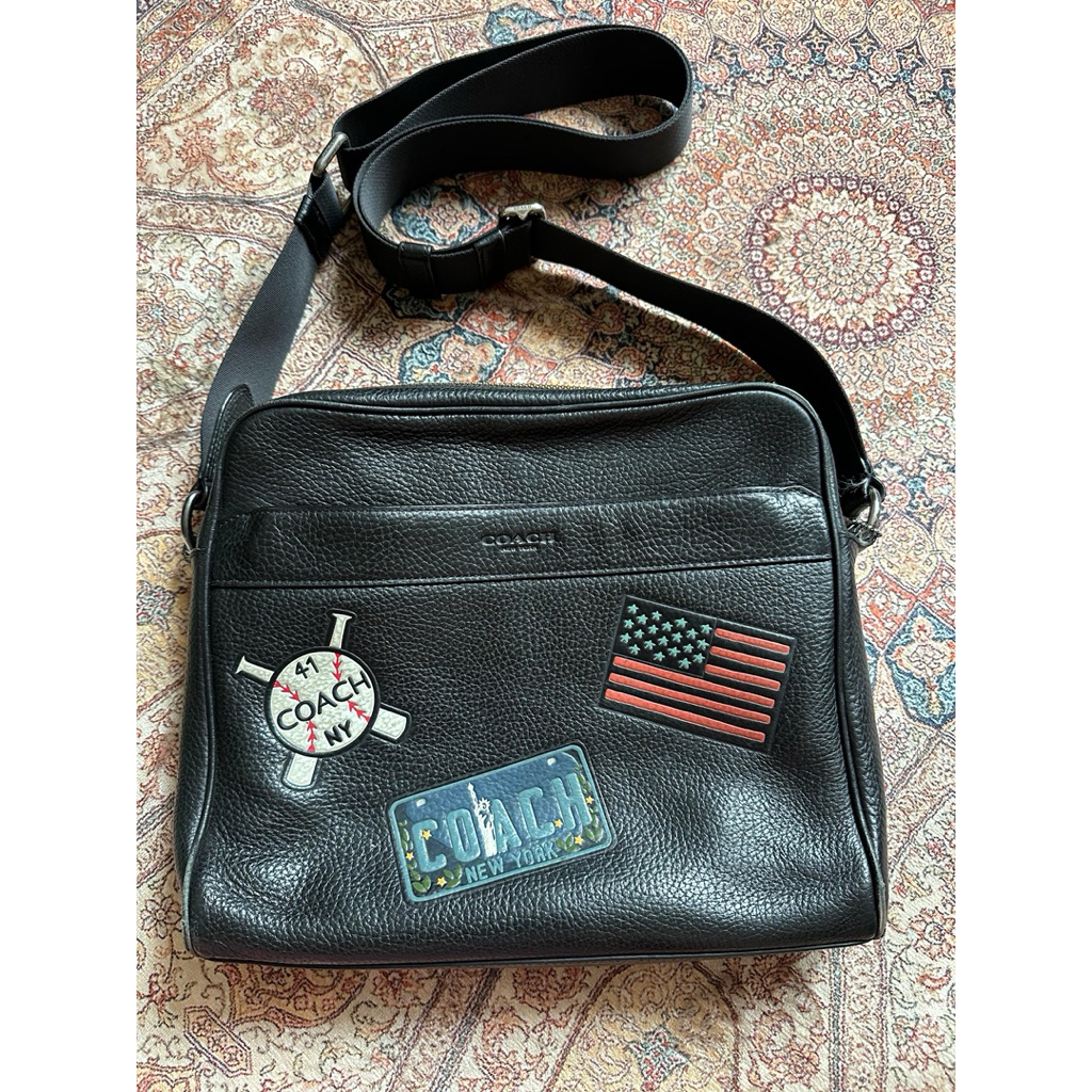 coach man bag tas slempang pria preloved