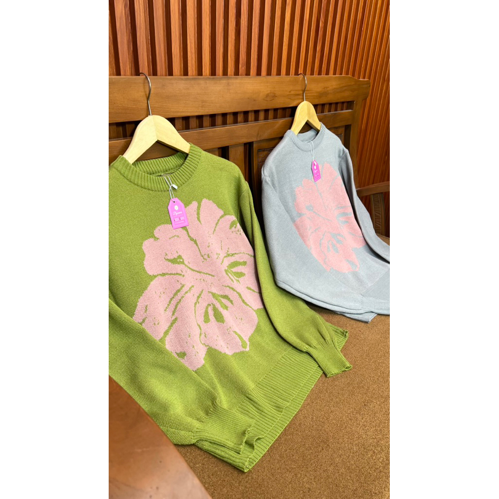 SWEATER BLOUSE RAJUT GANEVA BYNAWA