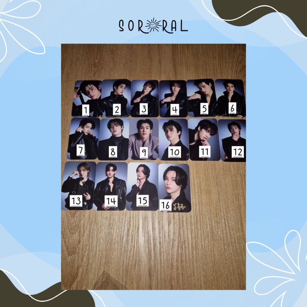 Photocard Gachapon Firstone, Tle, Kong, Keng, Latte, Gems, Auau, Ryujin, Patji, Teetee, Nunew, Coppe
