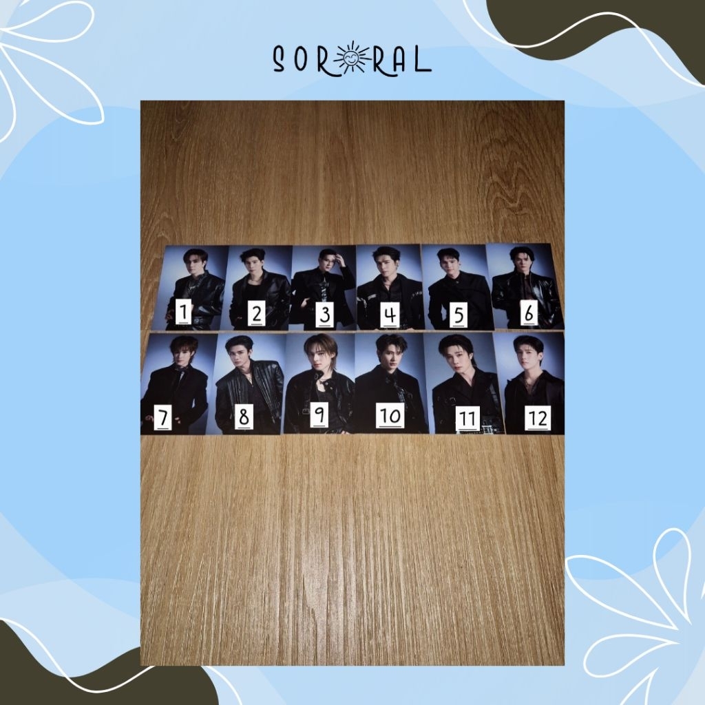 Photocard Benefit Zee, Park, Poppy, Tommy, Max, Mark, Ohm, Nat, Net, Nunew, Tutor, Yim, Keng, Latte,