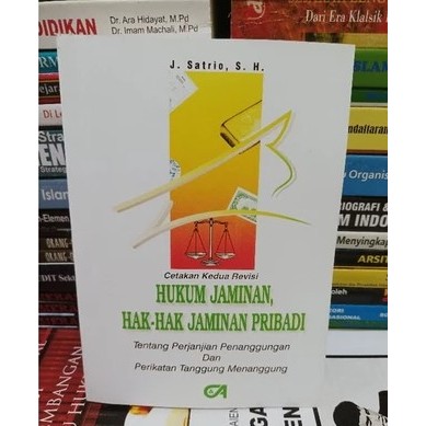 HUKUM JAMINAN HAK HAK JAMINAN PRIBADI cetakan kedua revisi - j. satrio