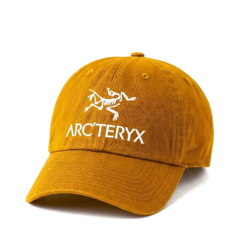 ARTERYX - Cap Mustard / Cotton Twill / Belakang Kulit / Mirror 1:1